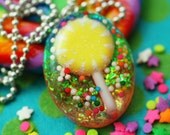 Lollipop Lollipop - Resin Candy Necklace (yellow)