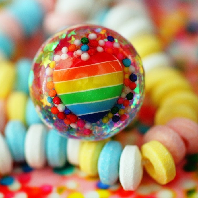 Heart Attack - Resin Candy Ring
