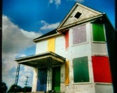 Rainbow Crackhouse - Fine Art HOLGA Print - 8x8