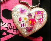 Skull Rockers - Resin Glow In The Dark Necklace - SALE