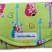 READY TO SHIP ... Last One Clearance Price Hair Clip Travel Caddy - Rocker Girl - Green Hair Bow Holder - Guitar - Music Lover