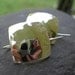 Hammered Squares Sterling Silver Earrings . with bent-post earwires . made to order