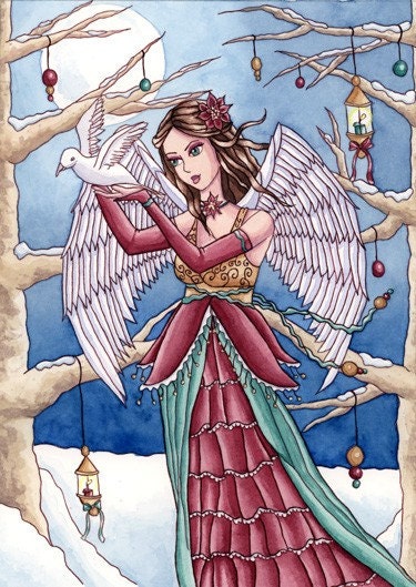 Neva - ACEO Fantasy Art Print - by Nikki Burnette