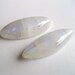Rainbow Moonstone - Marquise Cabachons, Pair, 16.65 cts
