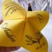 SAMPLE Cootie Catcher- Origami Wedding PROGRAM
