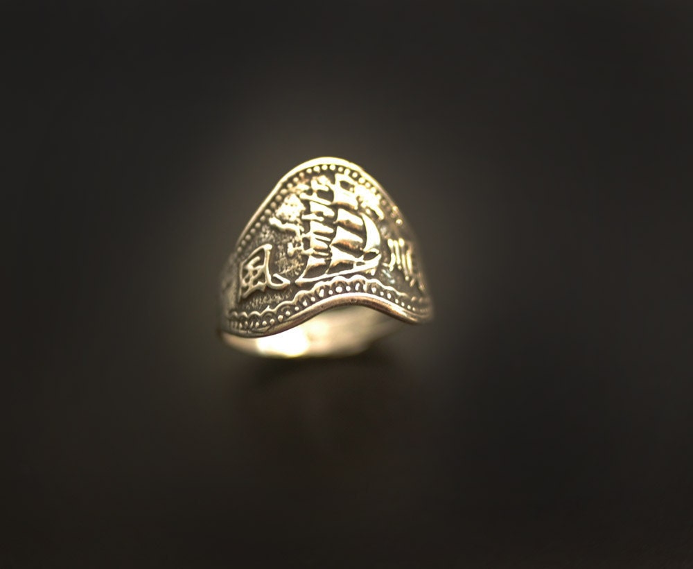 Pirate Ship Sea Galleon Ring