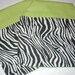 1 Zebra CHAIR POCKETS Seat Sacks red Sturdy Durable Cotton Twill