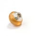 Lampwork Glass Bead Sterling Silver Core Handmade European Charm Big Hole Gold