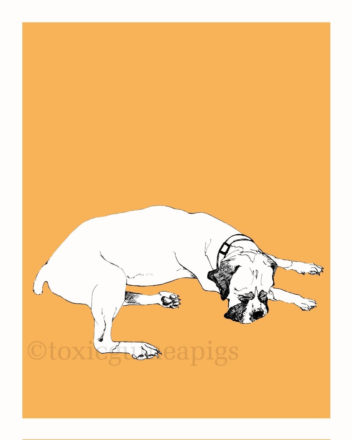 Dreaming Boxer Print