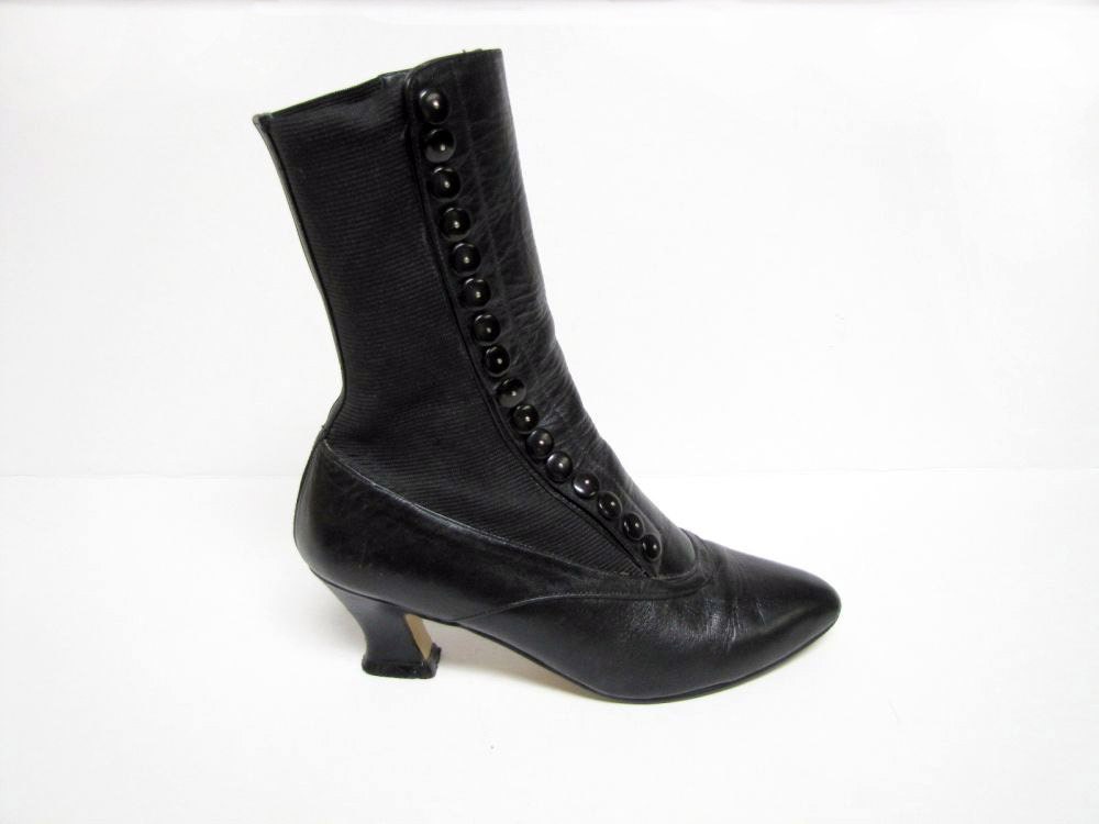 Edwardian Reproduction Button Boots by Newport by