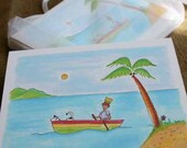 Notecards - Row Your Boat - Set of Six