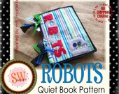 PATTERN for Robots Quiet Book - digital .PDF download
