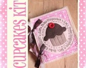 KIT for the Lets Bake Cupcakes Plush Recipe Book