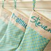 Turquoise Ice Personalized Christmas Stocking