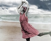 Photograph Fine Art Print Grace Dances at Beach Joy of Life