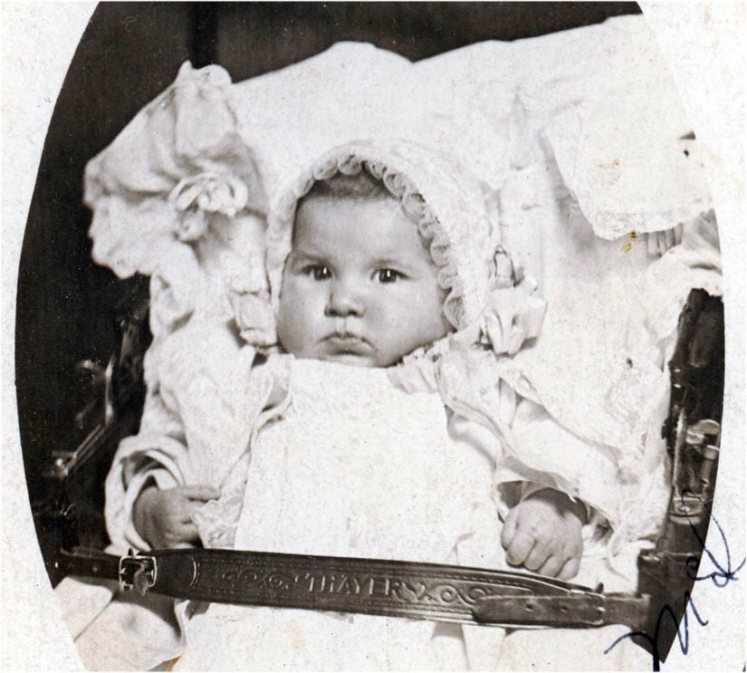 vintage photo Lucille BAby Girl Vintage Photo Postcard