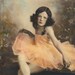 Anna Ballerina Beauty Tinted Vintage Photo Print