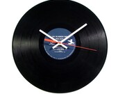 The Midnight Show, Eddie Davis - Recycled Record Wall Clock
