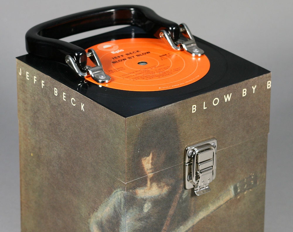 Jeff Beck Blow By Blow CD Case or Keepsake Box Handmade from Recycled Record