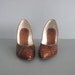 1950s vintage SNAKESKIN pumps 5.5