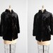 1950s vintage dark mink fur coat