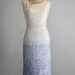 1960s vintage ombré sequin wiggle dress