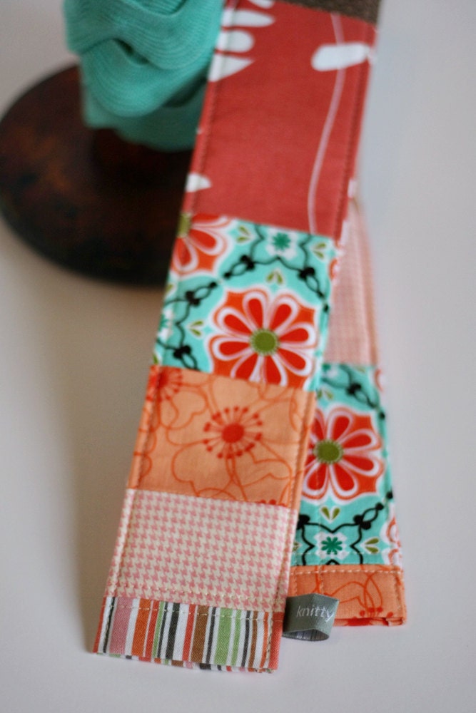 30% SALE Camera Strap Slip Cover New Colorway Vintage Romance