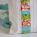 Modern Pillow Cover - 14x14 Quilted Patchwork (READY TO SHIP)