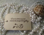 Wish Tree Wedding Tags Once In A Lifetime set of 50 vintage inspired