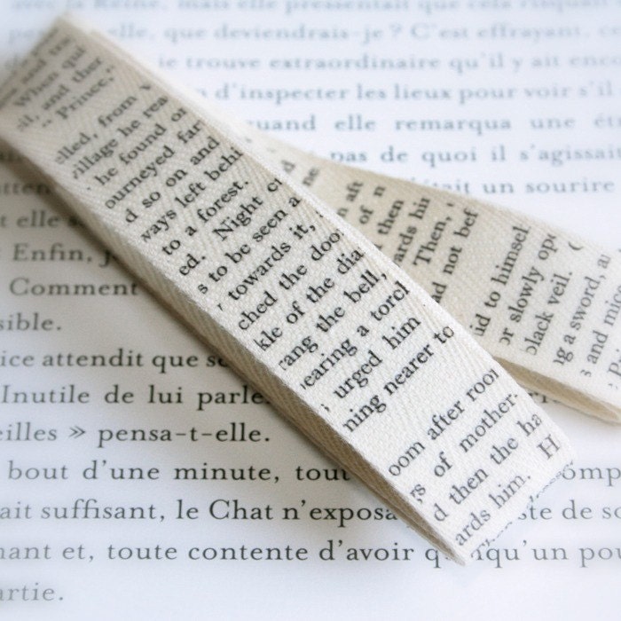Old Book cotton tape