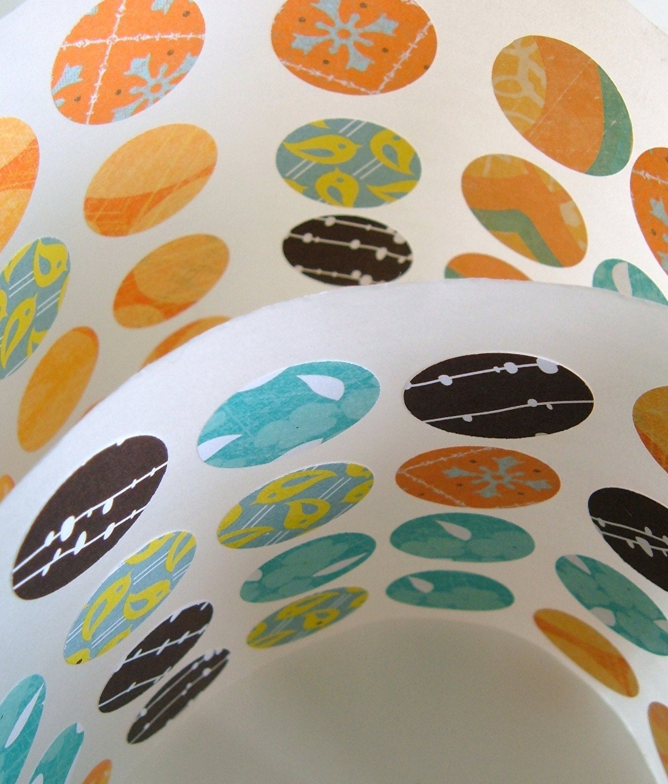 A Happy Family of 1'' Stickers \/ Seals - Set of 56 - One of a Kind Set