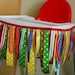 Bright Ribbon High Chair Banner