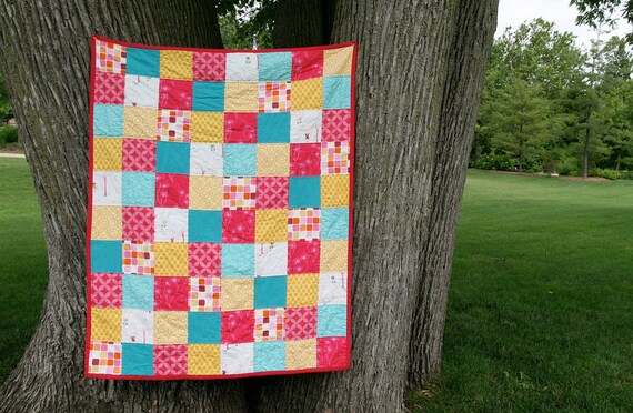 Toddler Bed Quilt Size modern quilt toddler bed size patchwork by freshlemonsquilts Toddler Bed Quilt Size modern quilt toddler bed size patchwork by freshlemonsquilts
