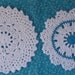 Doily Dishcloth Crochet PATTERN Set - INSTANT DOWNLOAD