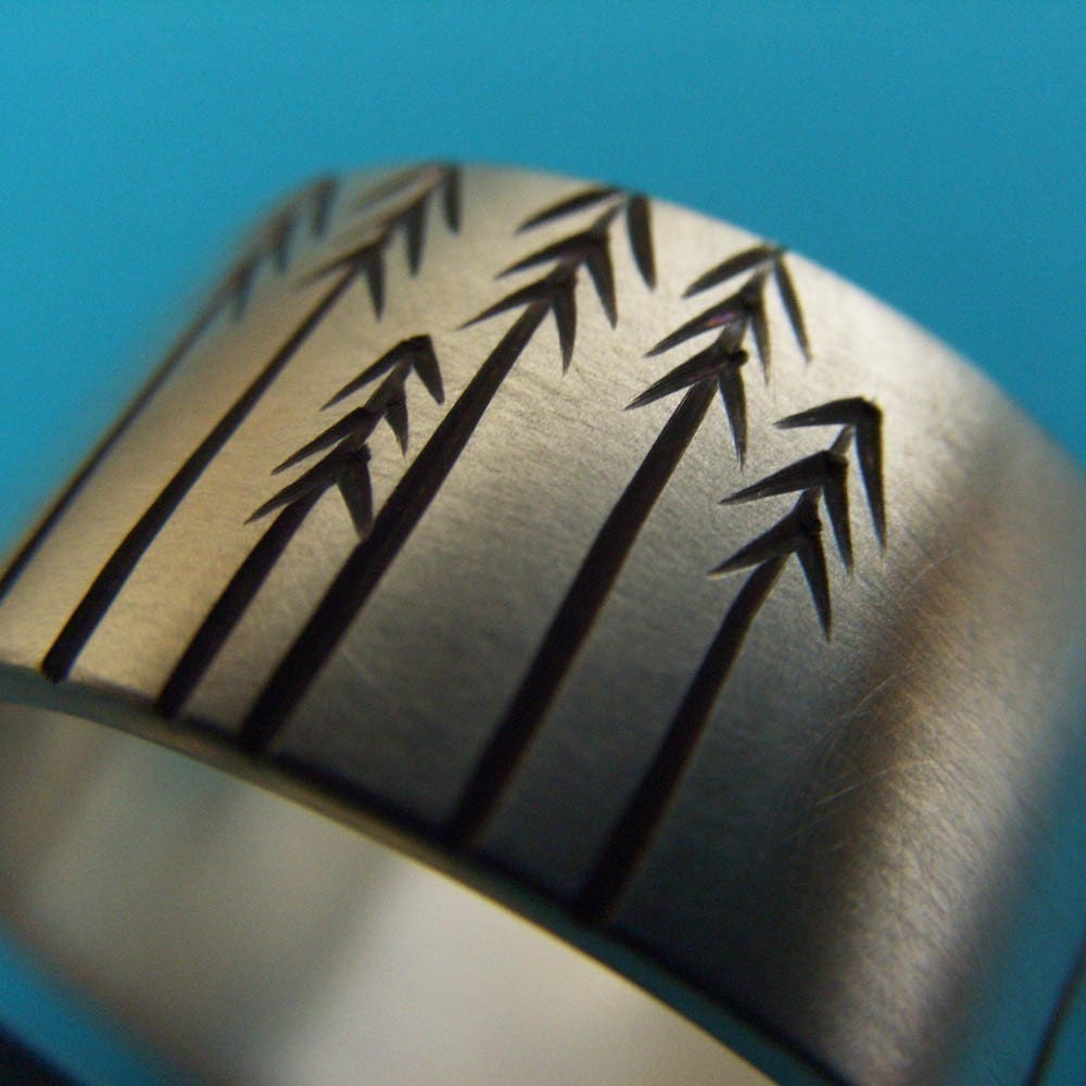 Wedding Band Set In The Pines, In The Pines