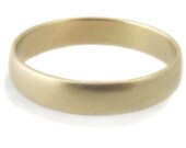 Ethical Gold Wedding Band 14kt Eco Friendly
