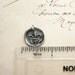 fleur de lis wax seal necklace - Vintage Parisian Wax Seal Necklace symbolizing Purity & Nobility