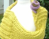 Three Quarter Bell Sleeve Shrug Pattern Knitted in ONE piece