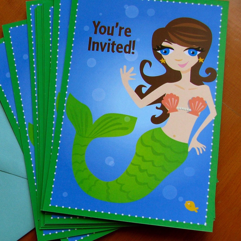 Under the Sea Party Invitations