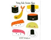 Party Sushi Sticker Sheet