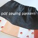Toddler patch skirt - sewing pattern
