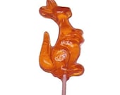 10 Party Favors KANGAROO Barley Candy LOLLIPOPS