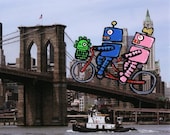 Botos Bike to Brooklyn - 8 x10 Art Print