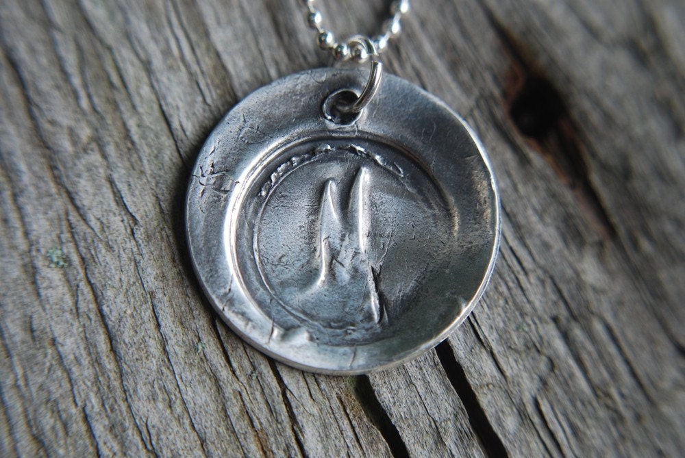 Fine Silver Monogram Necklace