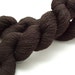 Recycled yarn - woodsy brown silk, lace weight