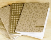 Set of 4 Gold Mini Notebooks