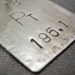 Heavy Metal Thunder -- Element of Your Choice Handstamped Custom Periodic Table Keychain, Key Fob or Pendant -- Sterling Silver