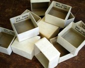 75 Little Paperboard Watch Crystal Boxes for Assemblage Shrines Shadow Box Art Fun