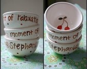 Simple Asian Style Zen Tea Cup or Small Bowl, Custom Painted Il_170x135