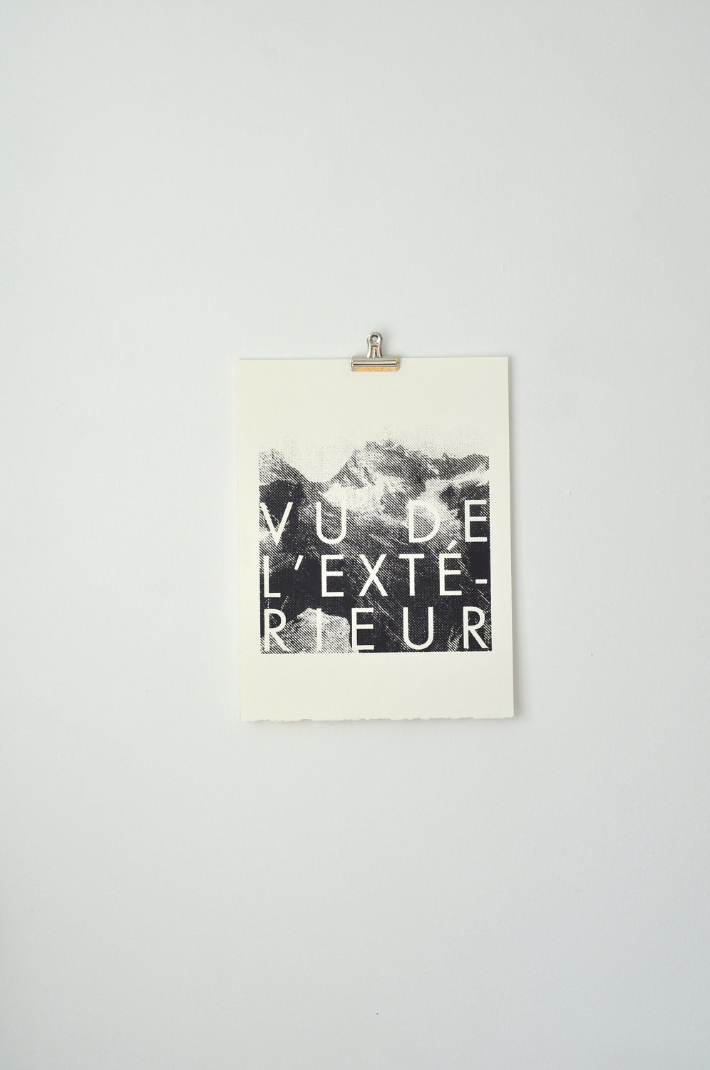 vu de l'extérieur print